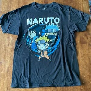 SALE - Ripple Junction Black Naruto Graphic T-Shirt - Men's M